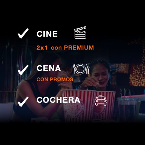 Cine-cena-cochera Cine-cena-cochera